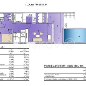 Prodaja,kuća s bazenom i liftom,100m od mora