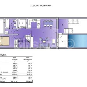 Prodaja,kuća s liftom i bazenom,100m od mora