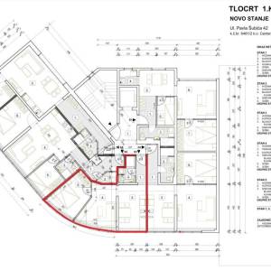 Prodaja,Kvaternikov trg, stan, u naravi poslovni prostor 42 m2 
