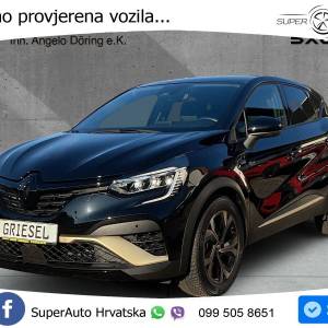 Renault Captur 1.6 E-Tech 158 KS, KAM+GR SJED+PARK