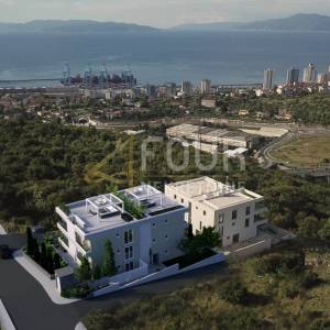 Rijeka, Donja Drenova, novogradnja, 3s+db, balkon, krovna terasa