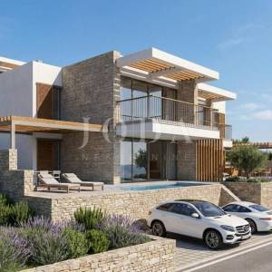 Selce luksuzne moderne vile s bazenom i pogledom na more