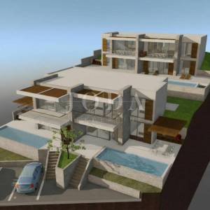 Selce luksuzne moderne vile s bazenom i pogledom na more