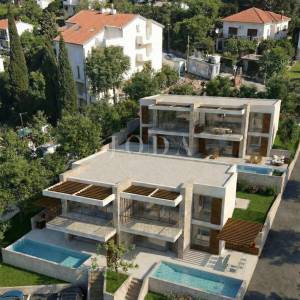 Selce luksuzne moderne vile s bazenom i pogledom na more