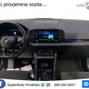 Škoda Karoq 1.5 TSI DSG Sportline 150 KS, ACC+KAM+LED+4xGR SJED+VIRT+NAVI+ASIST