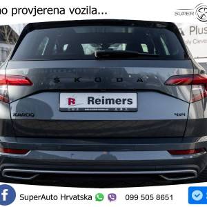 Škoda Karoq 2.0 TDI DSG SportLine 150 KS, ACC+360+LED+4xGR SJED+PANO+VIRT+ASIST