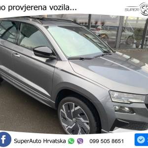 Škoda Karoq 2.0 TSI 4x4 DSG Sportline 190 KS, ACC+KAM+LED+4xGR SJED+PANO+ASIST