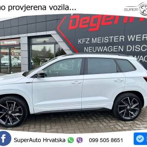 Škoda Karoq 2.0 TSI 4x4 DSG Sportline 190 KS, ACC+KAM+LED+GR SJED+NAVI+ASIST