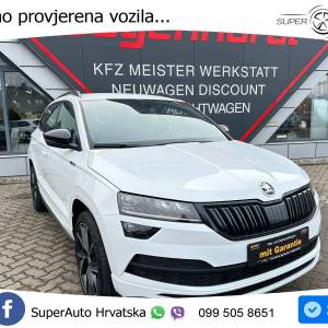 Škoda Karoq 2.0 TSI 4x4 DSG Sportline 190 KS, ACC+KAM+LED+GR SJED+NAVI+ASIST
