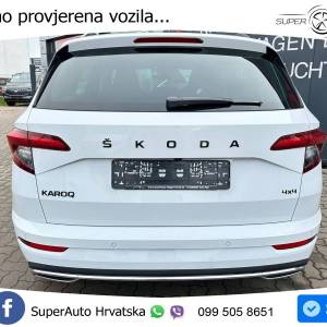 Škoda Karoq 2.0 TSI 4x4 DSG Sportline 190 KS, ACC+KAM+LED+GR SJED+NAVI+ASIST