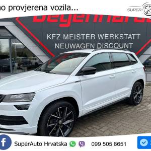 Škoda Karoq 2.0 TSI 4x4 DSG Sportline 190 KS, ACC+KAM+LED+GR SJED+NAVI+ASIST