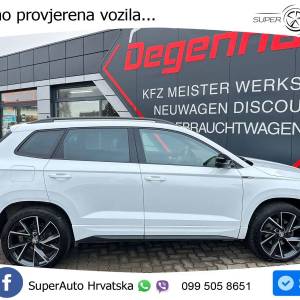 Škoda Karoq 2.0 TSI 4x4 DSG Sportline 190 KS, ACC+KAM+LED+GR SJED+NAVI+ASIST