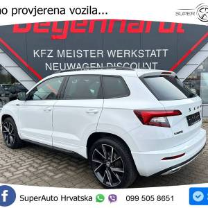 Škoda Karoq 2.0 TSI 4x4 DSG Sportline 190 KS, ACC+KAM+LED+GR SJED+NAVI+ASIST
