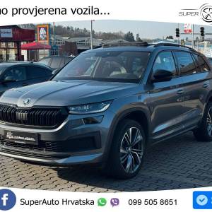 Škoda Kodiaq 2.0 TDI 4x4 DSG SportLine 200 KS, ACC+KAM+LED+4xGR SJED+VIRT+ASIST