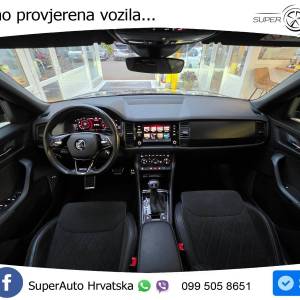Škoda Kodiaq 2.0 TDI 4x4 DSG SportLine 200 KS, ACC+360+LED+4xGR SJED+VIRT+ASIST