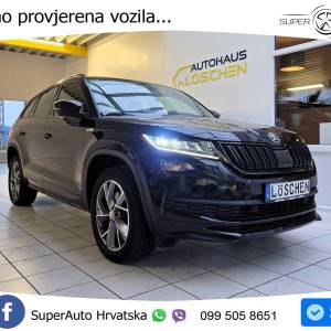 Škoda Kodiaq 2.0 TDI 4x4 DSG SportLine 200 KS, ACC+360+LED+4xGR SJED+VIRT+ASIST