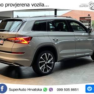 Škoda Kodiaq 2.0 TDI DSG SportLine 150 KS, ACC+KAM+LED+4xGR SJED+PANO+NAVI+ASIST