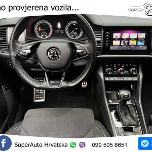 Škoda Kodiaq 2.0 TDI DSG SportLine 150 KS, ACC+KAM+LED+4xGR SJED+PANO+NAVI+ASIST