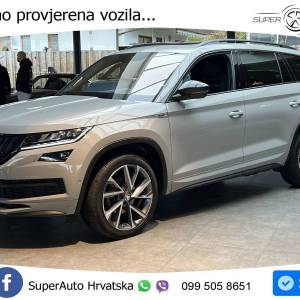 Škoda Kodiaq 2.0 TDI DSG SportLine 150 KS, ACC+KAM+LED+4xGR SJED+PANO+NAVI+ASIST