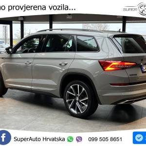 Škoda Kodiaq 2.0 TDI DSG SportLine 150 KS, ACC+KAM+LED+4xGR SJED+PANO+NAVI+ASIST