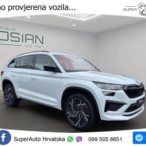 Škoda Kodiaq 2.0 TSI 4x4 DSG RS 245 KS, 7-SJED+ACC+360+GR SJED+PANO+VIRT+ASIST