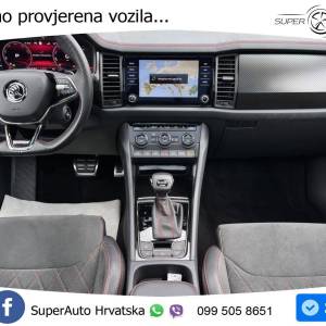 Škoda Kodiaq 2.0 TSI 4x4 DSG RS 245 KS, 7-SJED+ACC+360+GR SJED+PANO+VIRT+ASIST