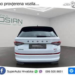 Škoda Kodiaq 2.0 TSI 4x4 DSG RS 245 KS, 7-SJED+ACC+360+GR SJED+PANO+VIRT+ASIST