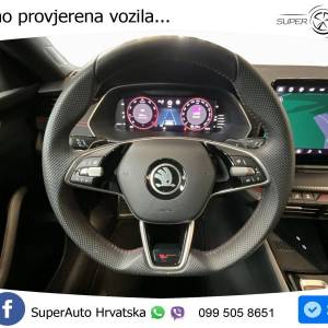 Škoda Octavia 2.0 TSI DSG RS 265 KS, KAM+KEY+GR SJED+VIRT+LANE