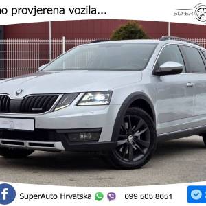 Škoda Octavia Scout 2.0 TDI 4x4 DSG 184 KS, REG 08/26 ACC+GR SJED+PDC+NAVI