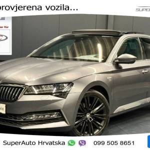Škoda Superb 2.0 TDI 4x4 DSG L&K 200 KS, ACC+360+LED+4xGR SJED+PANO+MASAŽA
