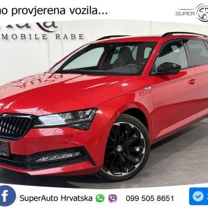 Škoda Superb Combi 2.0 TDI DSG SportLine 200 KS, ACC+KAM+LED+GR SJED+PANO+VIRT