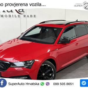 Škoda Superb Combi 2.0 TDI DSG SportLine 200 KS, ACC+KAM+LED+GR SJED+PANO+VIRT