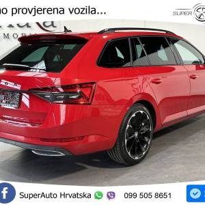 Škoda Superb Combi 2.0 TDI DSG SportLine 200 KS, ACC+KAM+LED+GR SJED+PANO+VIRT