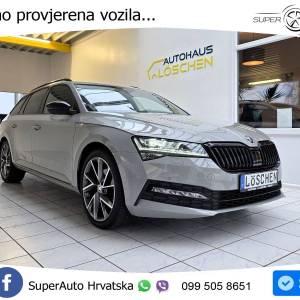 Škoda Superb Combi 2.0 TDI 4x4 DSG SportLine 200 KS, LED+4xGR SJED+PANO+VIRT