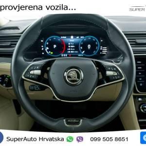 Škoda Superb Combi 2.0 TDI DSG L&K 150 KS, ACC+KAM+4xGR SJED+VIRT+NAVI+MASAŽA
