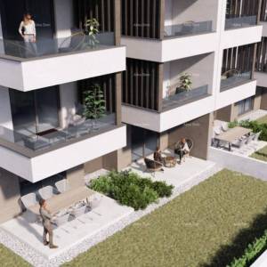 Stan u novogradnji sa dva garažna mjesta i vrtom, blizina centra grada i mora, - Stan D (PENTHOUSE)