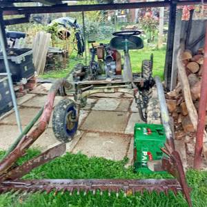 Strižna kosilica lombardini sa generalno uređenim motorom dizel