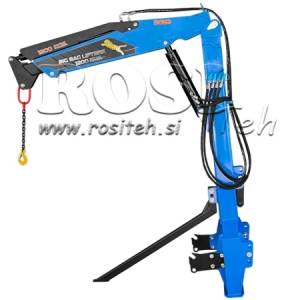 TRAKTORSKA TROTOČKOVNA DIZALICA – HIDRAULIČNA RUKA 1200 KG