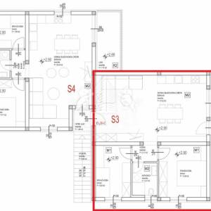 Vir centar – dvosoban apartman, novogradnja blizu mora