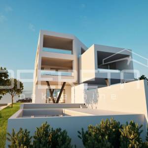 Vodice - moderan stan 97,28m2 s pogledom na more, novogradnja
