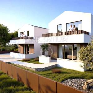 Vrbnik, okolica, moderna kuća u novogradnji, mirna lokacija!