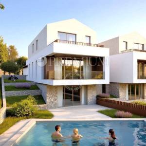 Vrbnik, okolica, moderna kuća u novogradnji, mirna lokacija!