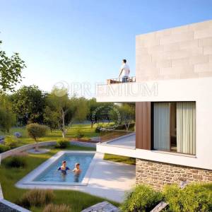 Vrbnik, okolica, novogradnja s bazenom!