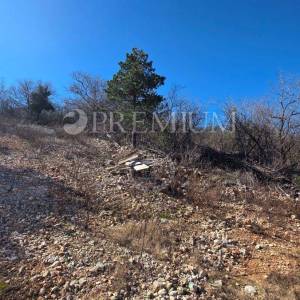 Vrbnik, otok Krk – zemljište s pogledom na more!