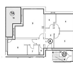 Vrhunski trosoban stan s vrtom i bazenom, namješten