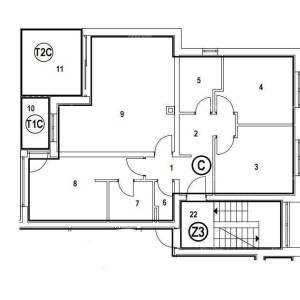 Vrhunski trosoban stan s pogledom na more, namješten