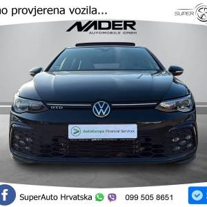 VW Golf 8 GTD 2.0 TDI DSG 200 KS, LED+ACC+PANO+GR SJED+VIRT+KAM+PARK