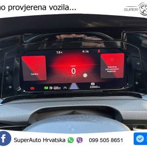 VW Golf 8 GTD 2.0 TDI DSG 200 KS, LED+ACC+PANO+GR SJED+VIRT+KAM+PARK