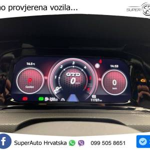 VW Golf 8 GTD 2.0 TDI DSG 200 KS, LED+ACC+GR SJED+PANO+KAM+PARK