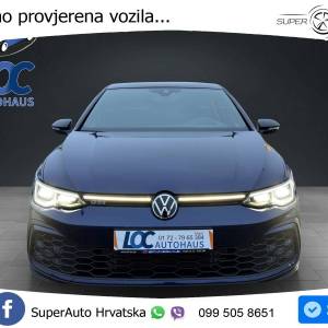 VW Golf 8 GTI 2.0 TSI DSG 245 KS, LED+ACC+PANO+GR SJED+KAM+PARK